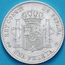 Испания 1 песета 1899 год.