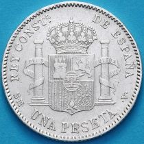 Испания 1 песета 1900 год.