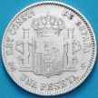 Монета Испании 1 песета 1903 год.