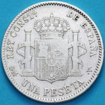 Испания 1 песета 1903 год.