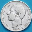 Монета Испания 1 песета 1883 год.