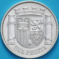 Испания 1 песета 1933 год. Серебро. №1