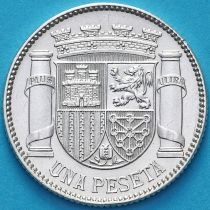 Испания 1 песета 1933 год. Серебро. №1