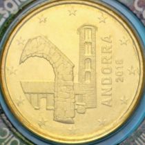 Андорра 10 евроцентов 2018 год. BU