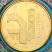 Монета Андорра 10 евроцентов 2015 год. BU