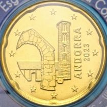 Андорра 20 евроцентов 2023 год. BU