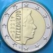 Монета Люксембург 2 евро 2021 год. Мост. BU