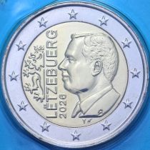 Люксембург 2 евро 2026 год. BU