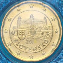 Словакия 20 евроцентов 2011 год. BU
