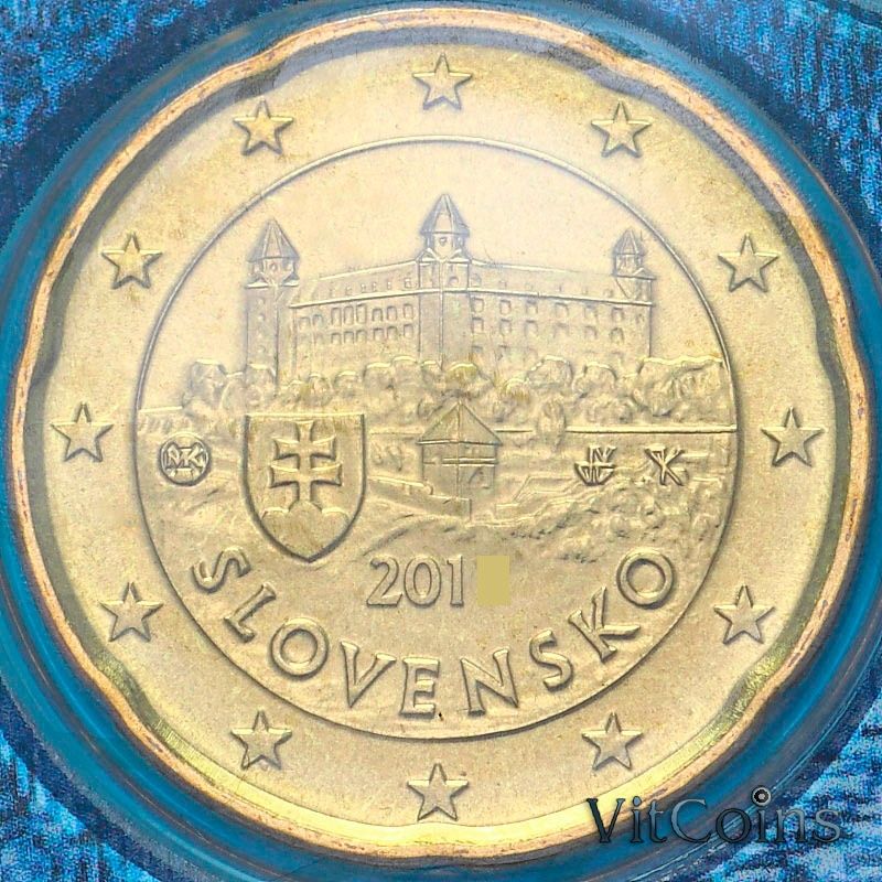 Монета Словакия 20 евроцентов 2011 год. BU