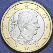 Бельгия 1 евро 2017 год. BU