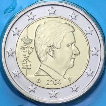 Бельгия 2 евро 2024 год. BU
