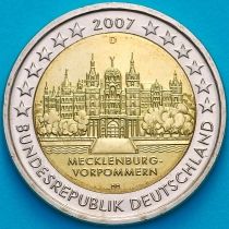 Германия 2 евро 2007 год.  Мекленбург. D