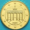 Монета Германия 50 евроцентов 2002 год. J
