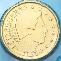 Люксембург 20 евроцентов 2024 год. BU