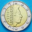 Монета Люксембург 2 евро  2010 год.