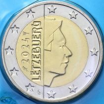 Люксембург 2 евро 2024 год. BU