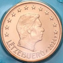 Люксембург 1 евроцент 2024 год. BU