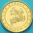 Монета Монако 10 евроцентов 2002 год.