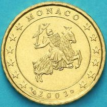 Монако 10 евроцентов 2002 год.