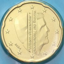 Нидерланды 20 евроцентов 2024 год. BU