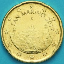 Сан Марино 20 евроцентов 2017 год.