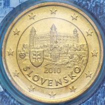 Словакия 50 евроцентов 2010 год. BU