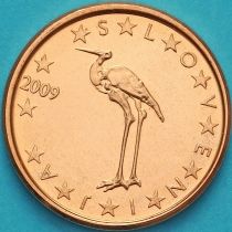 Словения 1 евроцент 2009 год.
