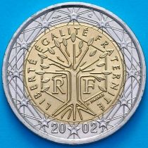 Франция 2 евро 2002 год. 