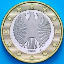 Германия 1 евро 2002 год. J. Пруф
