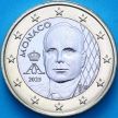 Монета Монако 1 евро 2025 год