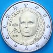 Монета Монако 2 евро 2025 год