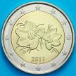 Монета Финляндия 2 евро 2011 год.  Fi, Лев.