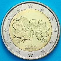 Финляндия 2 евро 2011 год.  Fi, Лев.