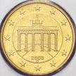 Монета Германия 10 евроцентов 2003 год. D BU