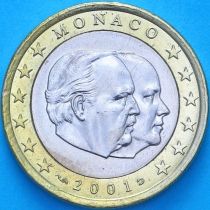Монако 1 евро 2002 год. Тип 1