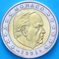 Монако 2 евро 2002 год. Тип 1