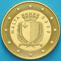 Мальта 50 евроцентов 2008 год. F