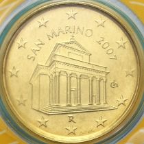 Сан Марино 10 евроцентов 2007 год. BU