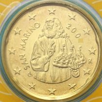 Сан Марино 20 евроцентов 2008 год. BU
