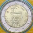 Монета Сан Марино 2 евро 2007 год. BU