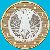 Германия 1 евро 2002 год. F