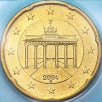 Германия 20 евроцентов 2004 год. G. BU