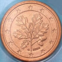 Германия 1 евроцент 2004 год. G. BU