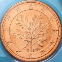 Германия 5 евроцентов 2004 год. G. BU