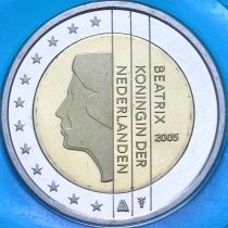 Нидерланды 2 евро 2005 год. BU