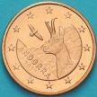Монета Андорра 5 евроцентов 2017 год.