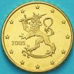 Монета Финляндия 10 евроцентов 2005 год. М