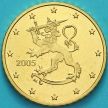 Монета Финляндия 50 евроцентов 2005 год. М
