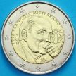 Монета Франция 2 евро 2016 год. Франсуа Миттеран